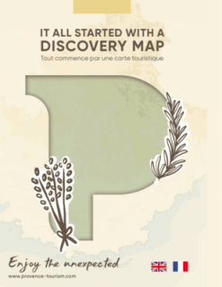 Carte touristique de Provence
