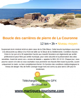 Pas à pas - Boucle des carrières de pierre de La Couronne