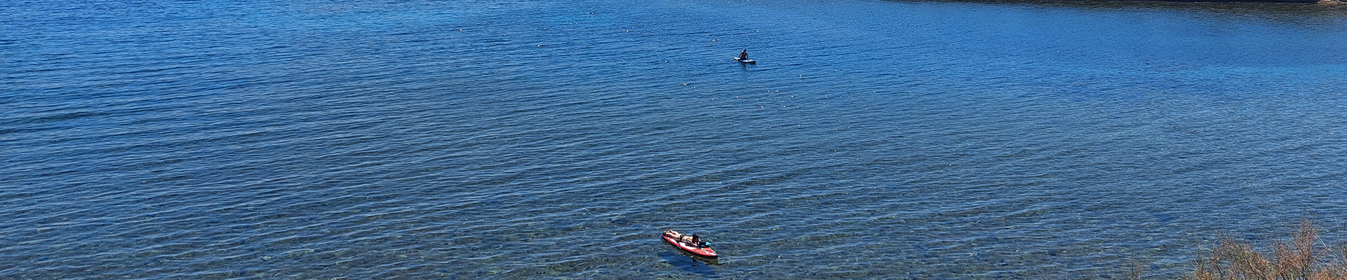 Die Füße im Wasser?