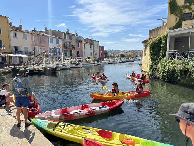 Au cœur des canaux en kayak à Martigues