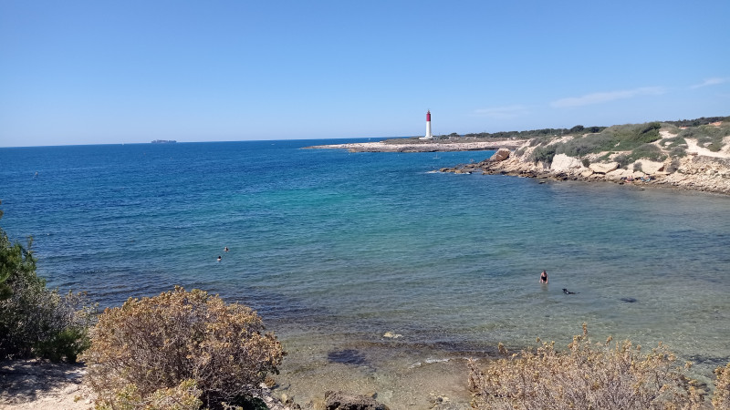 Le sentier du littoral depuis Martigues