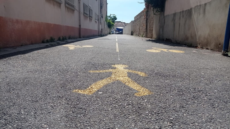 Parking spaces
