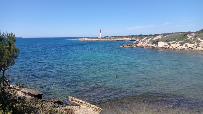 The Côte Bleue coastline