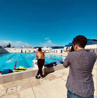 Shooting photo avec Philippe Lucas à Martigues