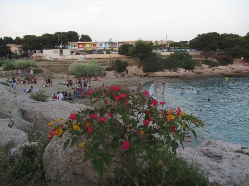 La plage de Carro, Martigues