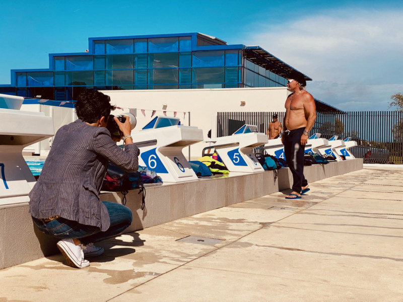 Shooting photo avec Philippe Lucas à Martigues