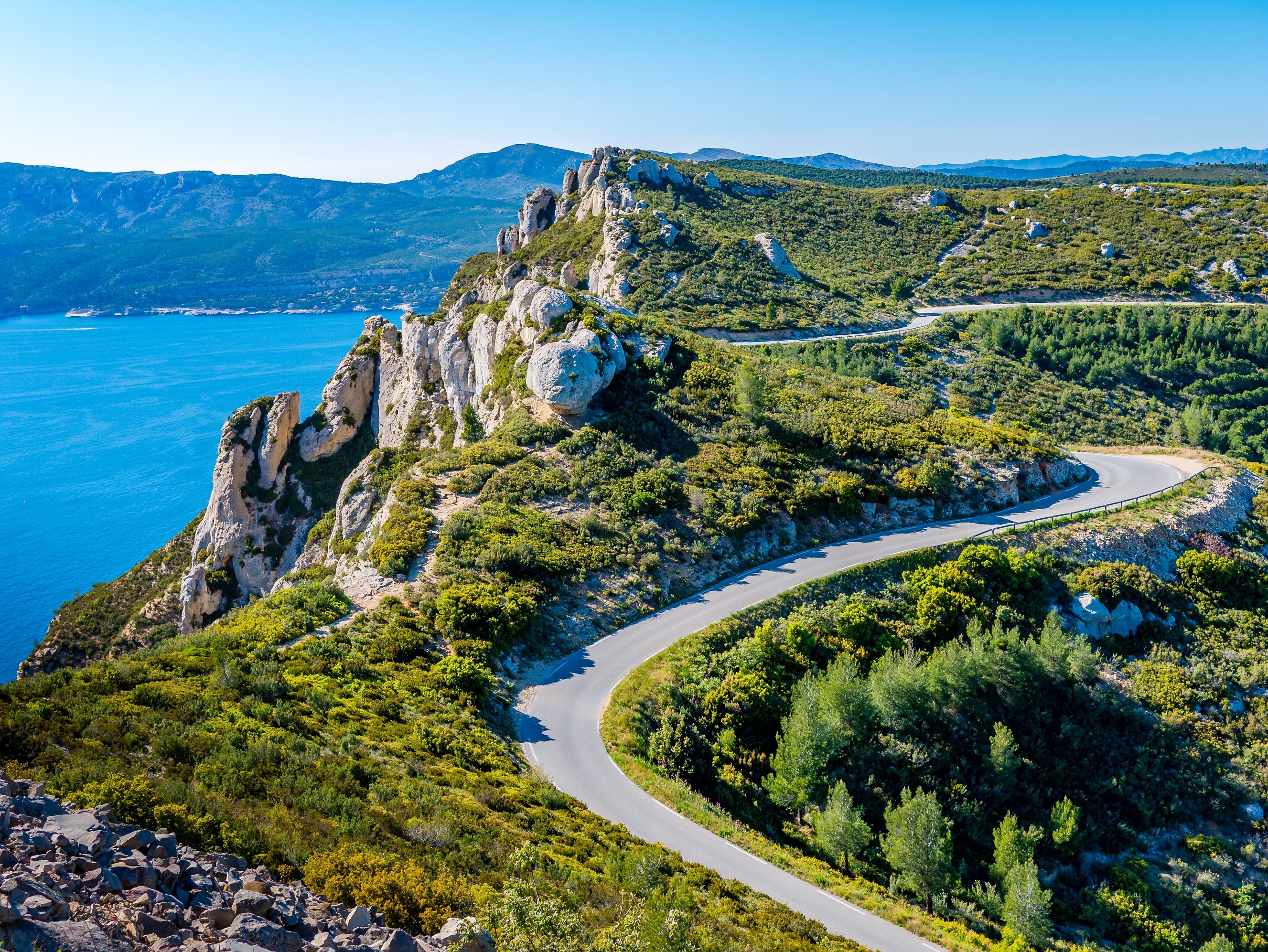 Tourist routes - From Marseille to La Ciotat by the route des Crêtes at Marseille
