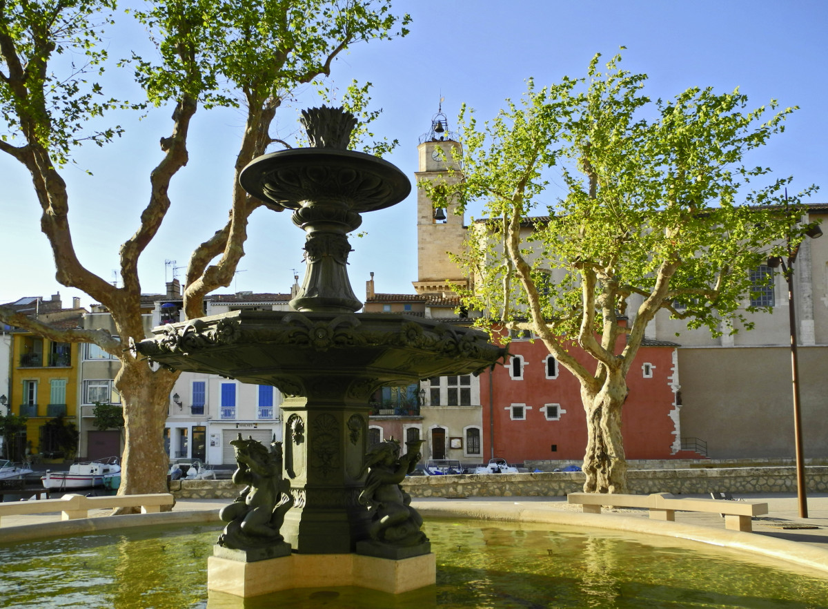 Fontaine de la place de la Libération - Parcours d'eau en centre-ville