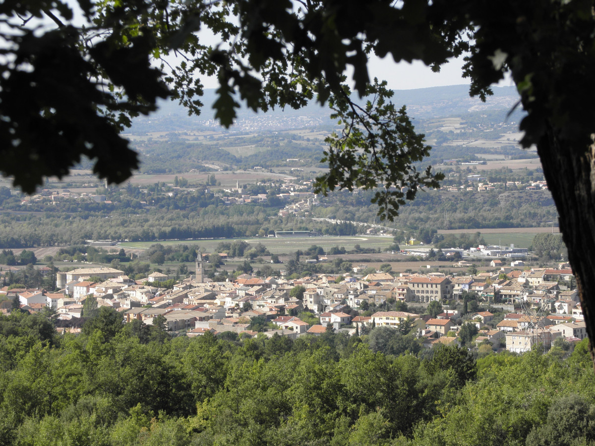Vue d'Oraison de la ferme Mazan1 Vue d'Oraison de la ferme Mazan1