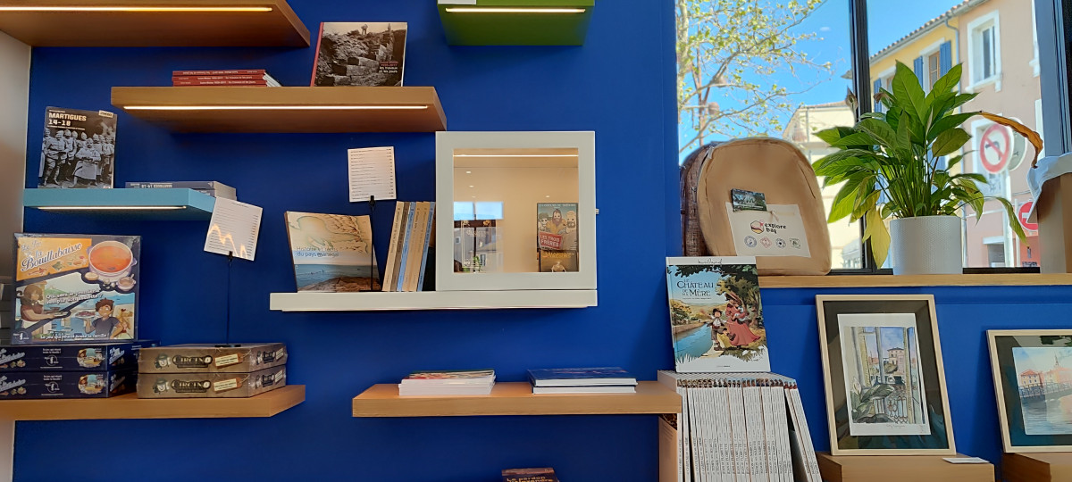 Boutique de l'Office de Tourisme de Martigues