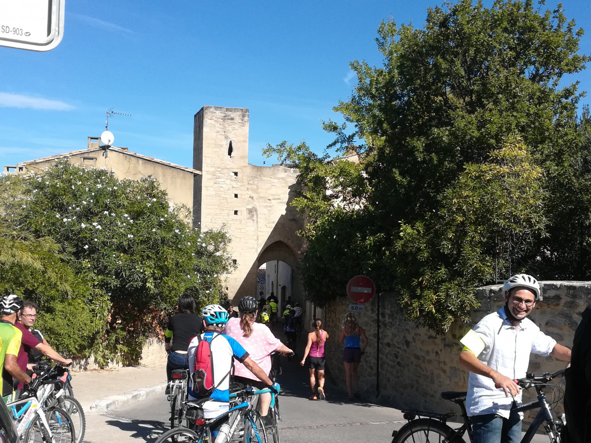 Boucle cyclo : Au coeur de la Montagnette Boucle cyclo : Au coeur de la Montagnette