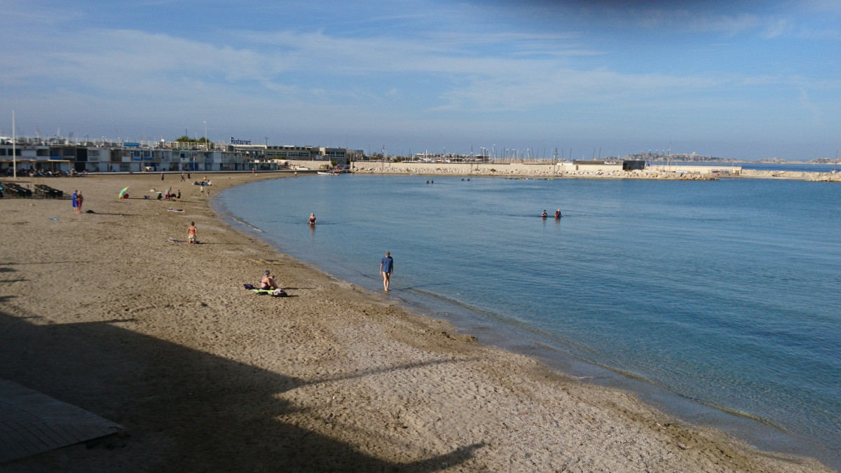Plage de la Pointe Rouge - © SB Office de Tourisme Marseille Plage de la Pointe Rouge