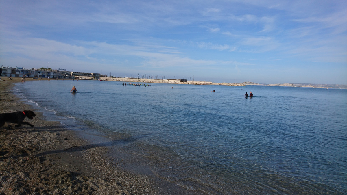 Plage de la Pointe Rouge - © SB Office de Tourisme Marseille Plage de la Pointe Rouge
