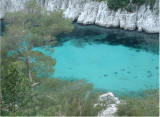 Détail de la calanque d'En Vau Marseille