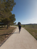 The greenway from the city center to Croix-Sainte_Martigues