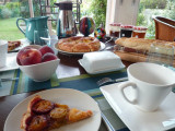 Petit déjeuner dans la véranda Petit déjeuner dans la véranda