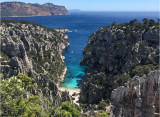 Calanque d'En Vau vue d'en haut