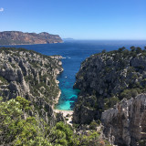 Calanque d'En Vau vue d'en haut