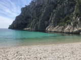 Plage de galets calanque d'En Vau