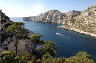 Calanque de Morgiou vue d'en haut Calanque de Morgiou vue d'en haut