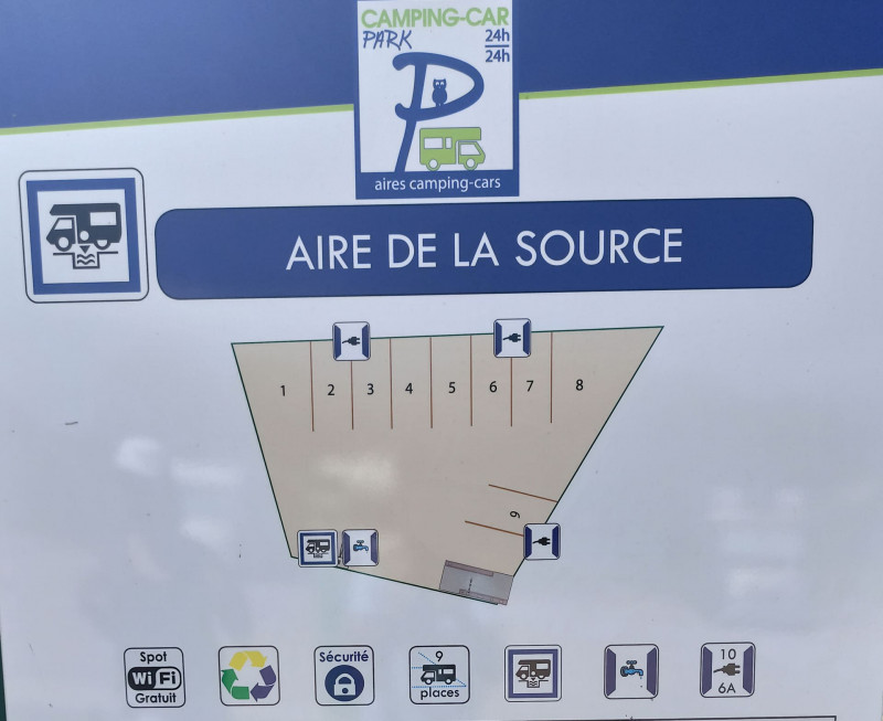 Aire de camping-cars La Source