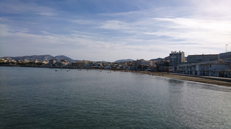 Plage de la Pointe Rouge - © SB Office de Tourisme Marseille Plage de la Pointe Rouge