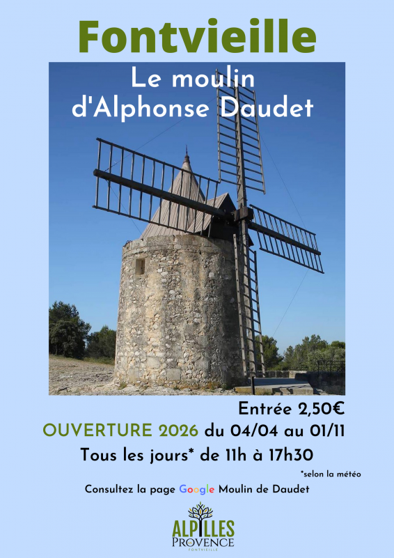 Les Moulins d'Alphonse Daudet_Fontvieille