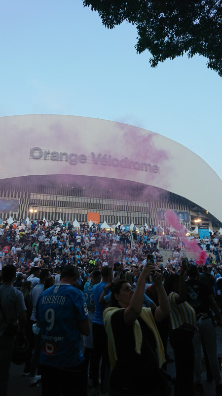Parvis du stade Orange Vélodrome Marseille
