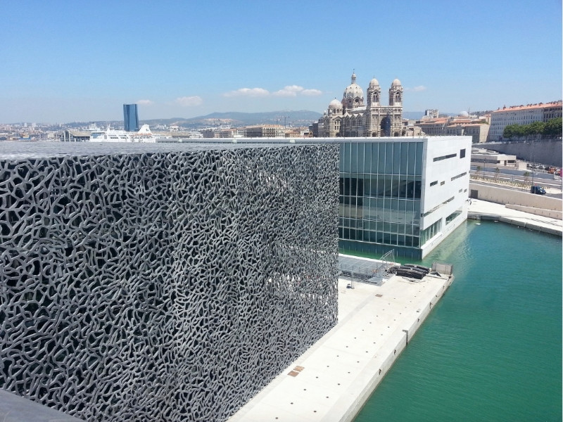 Vue extérieure du Mucem