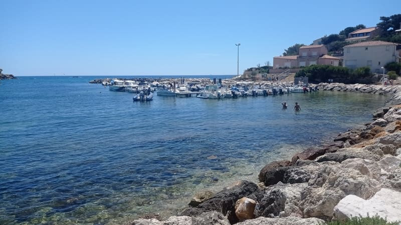 A scenic drive along the Côte Bleue between Martigues and Ensuès-la-Redonne, offering magnificent views of the Mediterranean Sea