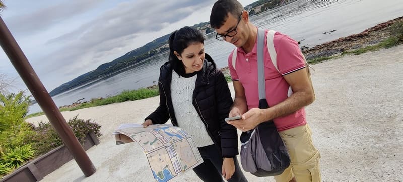 Mapa del tesoro y preguntas telefónicas de la búsqueda del tesoro con Mi Bolsa de Exploración en Martigues. A orillas del lago Berre, descubre el patrimonio histórico y cultural de - © Otmartigues / SergeT