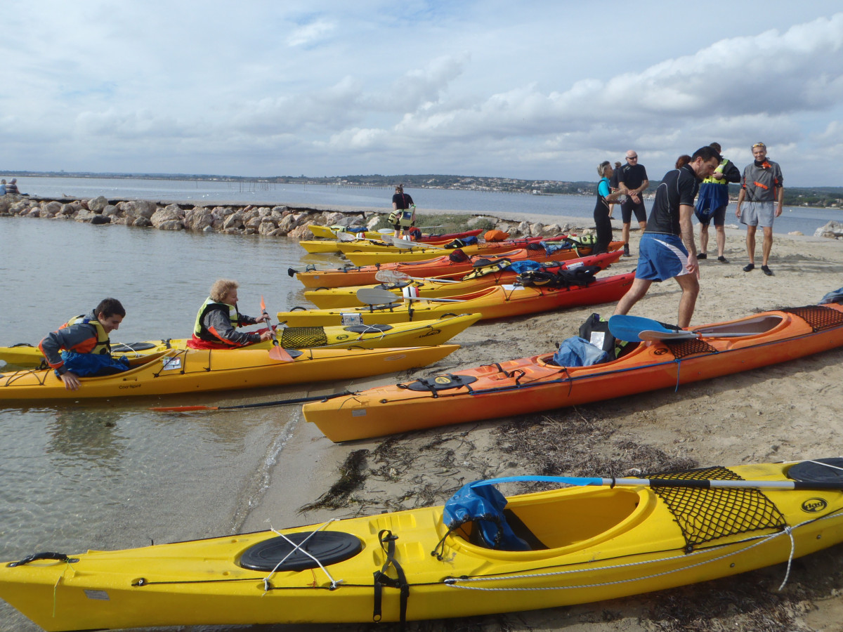 Kayak depuis l'étang de Berre - © CVM