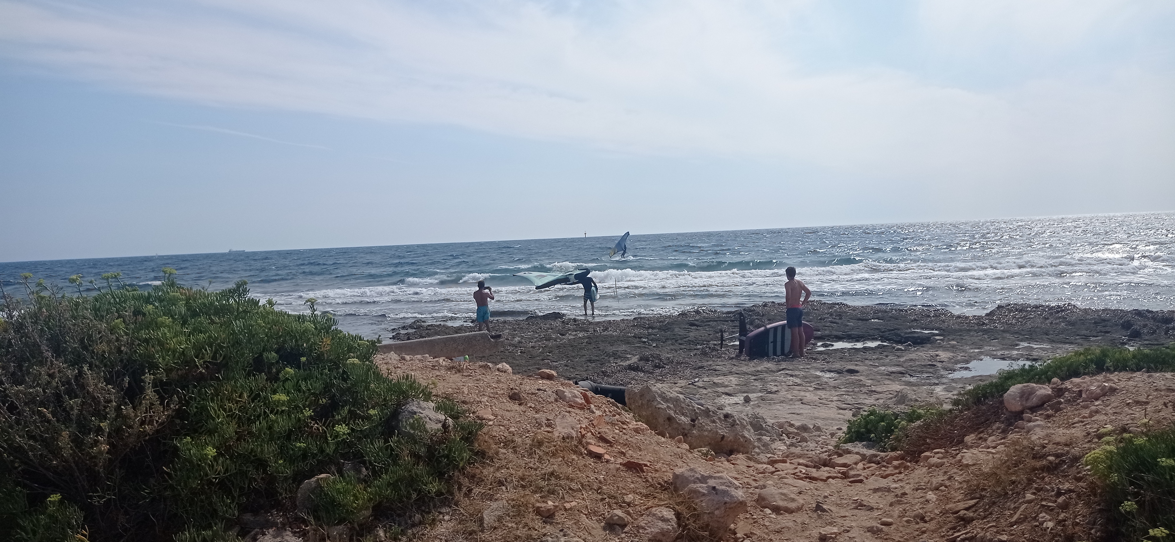 Le spot de surf à Carro - © Otmartigues / MyriamF