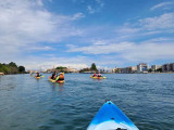 Excursión guiada en kayak por el centro de Martigues, remando por los canales como en Venecia. Una actividad familiar ofrecida por la Oficina de Turismo de Martigues