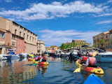 Actividad de kayak en la Laguna de Berre desde Martigues y visita guiada a los lugares de interés turístico desde los canales. Una actividad original ofrecida por la Oficina de Turismo de Martigues