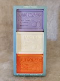 Esprit Provence - Schachtel mit 3 Seifen 120 g Lavendel / Jasmin / Orangenblüte