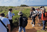 Randonnée sur le littoral méditerranéen et ramassage de déchets avec une sensibilisation de Planète Perles à Martigues