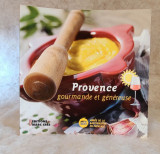 Couverture du livre 'Provence gourmande et généreuse', Éditions Marc Crès, célébrant la cuisine et les traditions culinaires provençales