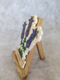ME - Wooden Lavender Magnet