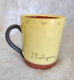 SUZETTE - Large Enamelled Terracotta Mug