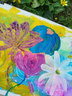 Atelier d'expression créative : vive le printemps !_Martigues