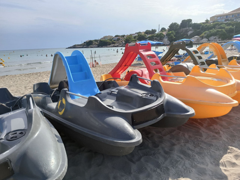 Location de bateau à pédales sur la plage_Martigues