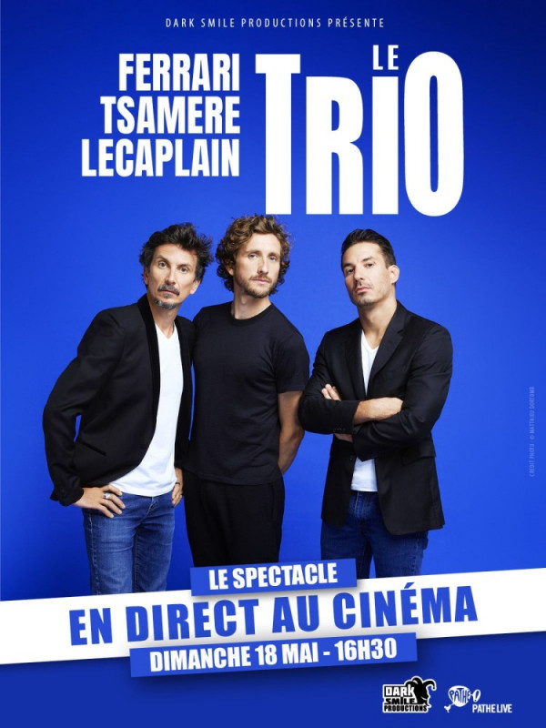 El espectáculo del trío en directo desde el cine
