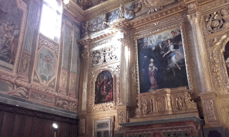 Visite familiale nocturne à la chapelle de l'Annonciade_Martigues