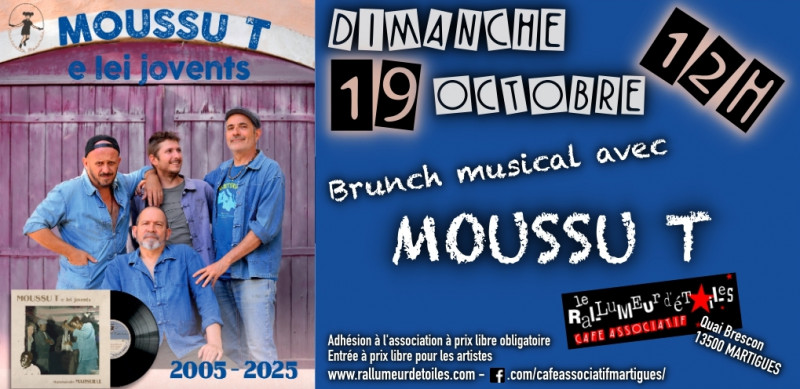 Moussu T at a musical brunch