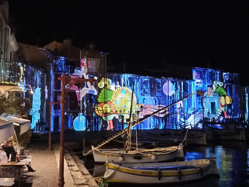 Vidéo-Mapping de Noël à Martigues_Martigues - © Otmartigues, Karim.K Vidéo-Mapping de Noël à Martigues_Martigues