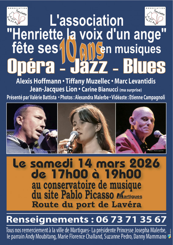 Großes Benefizkonzert: Oper, Jazz, Blues_Martigues