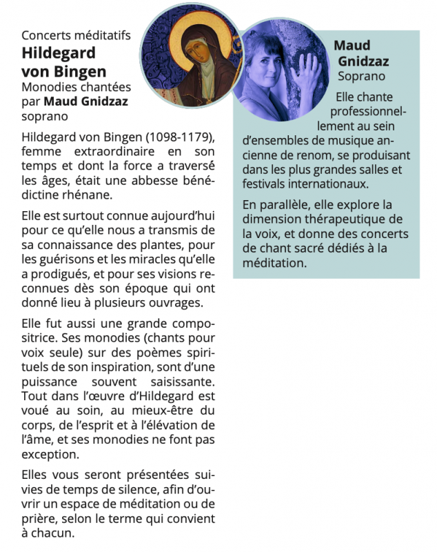 Atelier : Chant Hildegarde de Bingen_Martigues