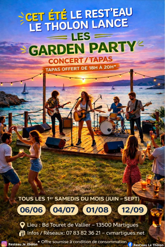 Garden Party au restaurant Le Tholon_Martigues
