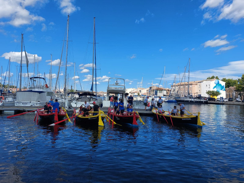 Challenge inter entreprises de rame traditionnelle_Martigues
